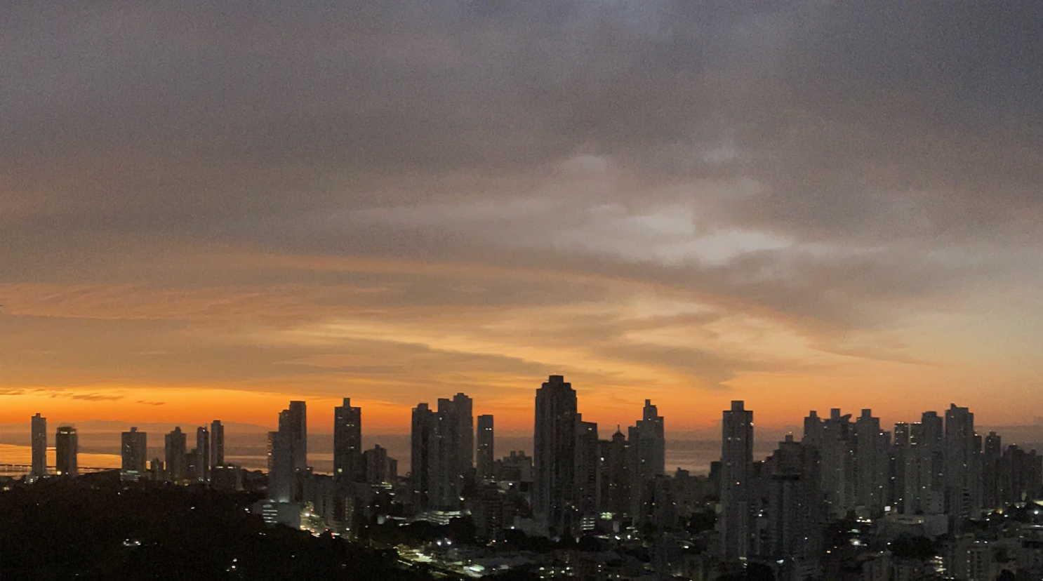 Dawn in Panama City